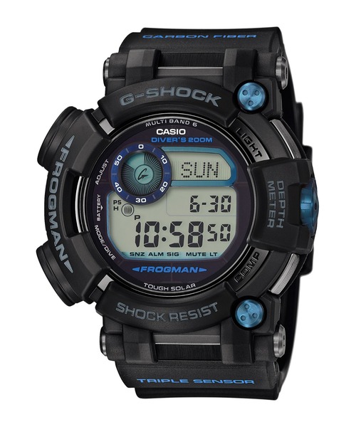 【稼働/新品電池】カシオ　ジーショック　フロッグマン　デジタル　腕時計　メンズ G-SHOCK 腕時計 MASTER OF G FROGMAN(フロッグマン) /GWF-D1000B-1JF