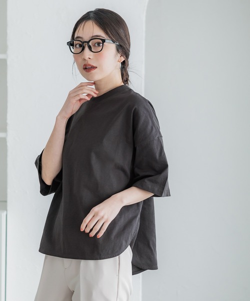 coca tシャツ ＼新色追加／ビックシルエット5分袖テールカット