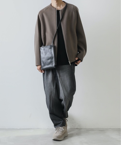 ATTACHMENT（アタッチメント） ニット MELTON JERSEY CREWNECK LOOSE 
