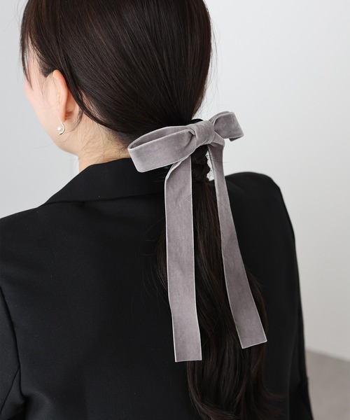 BLUEEAST（ブルーイースト） シュシュ ロングベロアリボンシュシュ