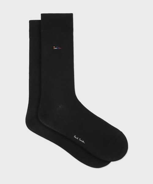 Paul Smith 靴下 Smith” カラフル ロゴ エンブロイダリー