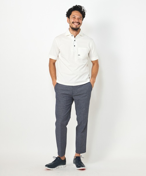 MEN'S BIGI（メンズビギ） ポロシャツ 「DENHAM/デンハム」シルケット