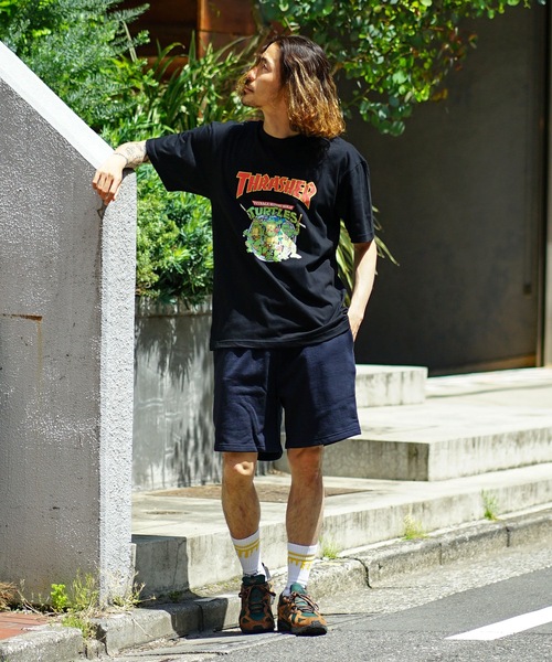 THRASHER（スラッシャー） tシャツ 「直営店限定モデル」NINJA TURTLES