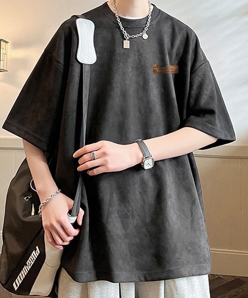 るんるんば様② C5992 オールブラックTシャツコーデ Tシャツ/カットソーを使った「オールブラック」の人気
