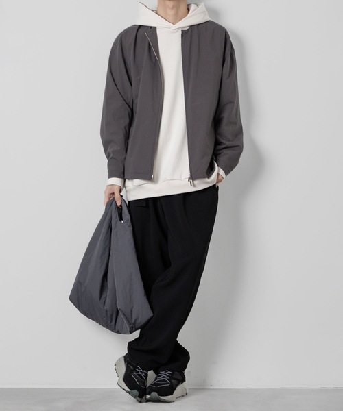 ATTACHMENT ブルゾン アウター CO ストレッチ タイプライター