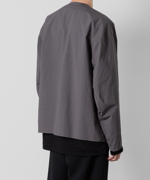 ATTACHMENT ブルゾン アウター CO ストレッチ タイプライター カラー