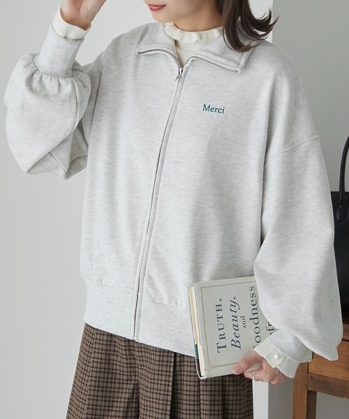D221818 mercibeaucoup, ジップアップ スウェット D221818 mercibeaucoup, ジップアップ スウェット - メルカリ