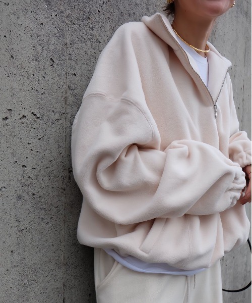 ord/オルド/フリースハーフジッププルオーバー レディース メンズ ord ord/オルド/フリースハーフジッププルオーバー レディース