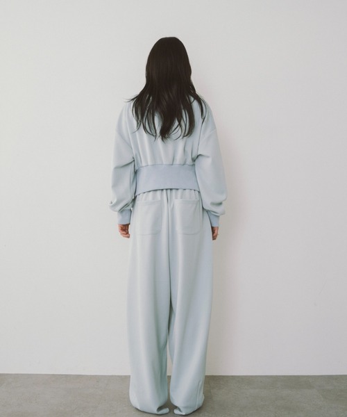 スウェットパンツ ジャージ Wウエストジャージパンツ レディース | HANNE | 11