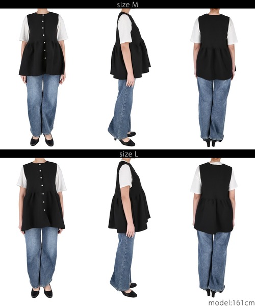 other - ルフィル 24SS スポンディッシュラインニット ベスト F ベージュ 黒 ルフィル 24SS スポンディッシュラインニット ベスト F ベージュ 黒