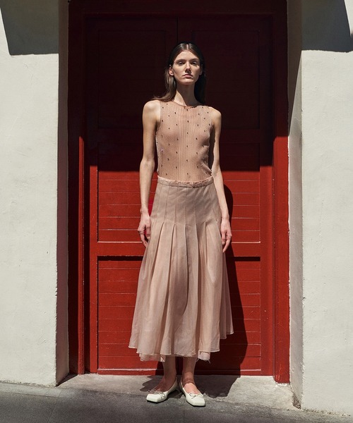 CHARLES ＆ KEITH バレエシューズ パンプス スクエアトゥボウ