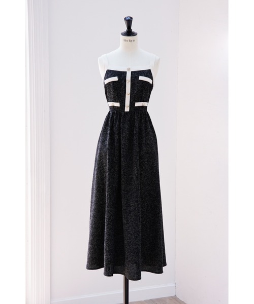 ワンピース Verona Tweed Long Dressの画像