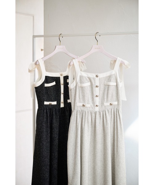 ワンピース Verona Tweed Long Dressの画像