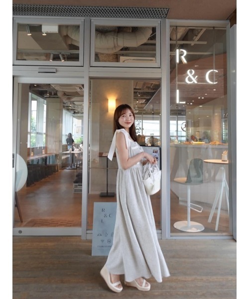 ワンピース Verona Tweed Long Dressの画像