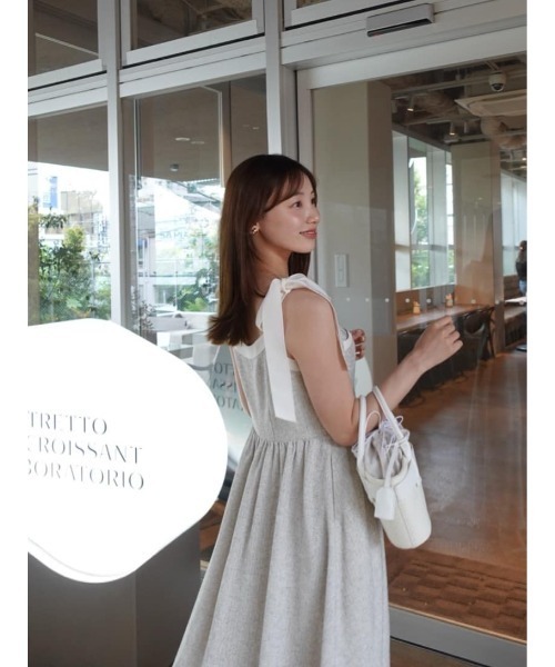 ワンピース Verona Tweed Long Dressの画像