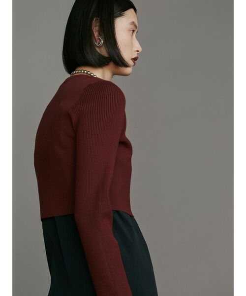 UN3D. ニット セーター SHORT KT TOP / ショートニットトップ