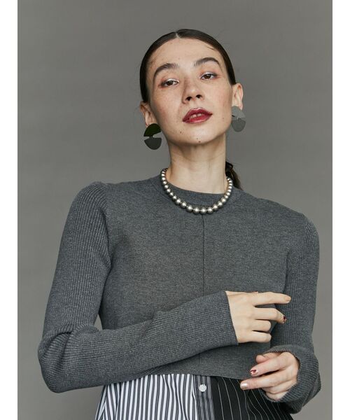 UN3D. ニット セーター SHORT KT TOP / ショートニットトップ