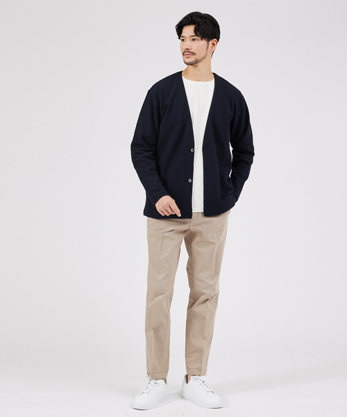 ABAHOUSE（アバハウス） カーディガン ラッセルカノコ 2ボタン 比翼