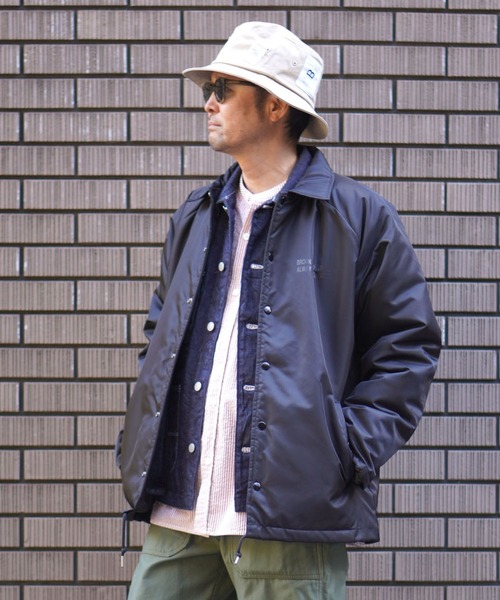 ホグホリック　コーチジャケット　新品　ブラック　L BROOKLYN OVERALL ブルゾン アウター ブルックリンロゴコーチ