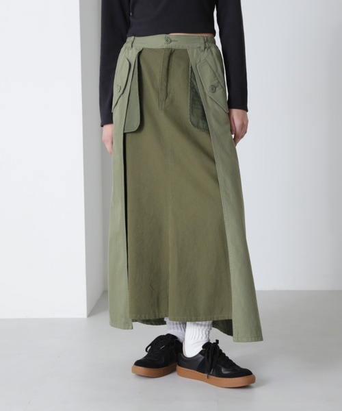Avirex スカート AVIREX｜MILITARY MA-1 SKIRT/ミリタリーMA-1スカート | Rakuten