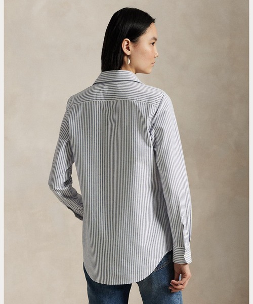 POLO RALPH LAUREN ブラウス シャツ スリム フィット ストライプ