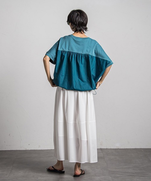 tシャツ Tシャツ WEB タフタドッキングポケットプルオーバー「洗濯機で 
