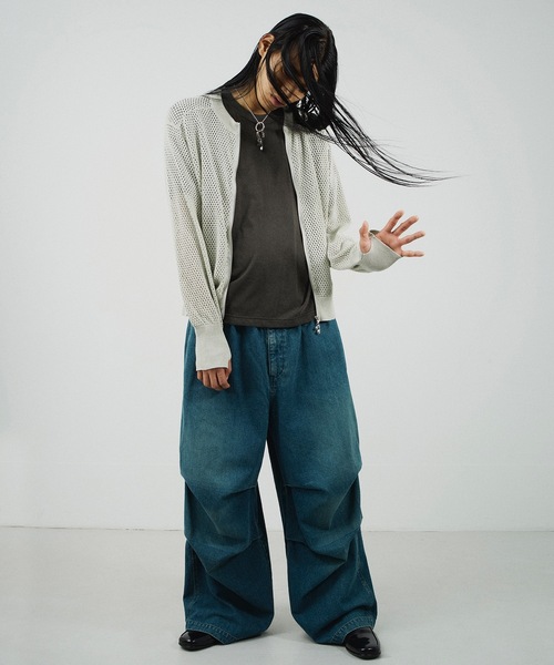 Jieda PARACHUTE DENIM PANTS サイズ1 JieDa（ジエダ） ジーンズ PARACHUTE DENIM PANTS メンズ : ZOZOTOWN