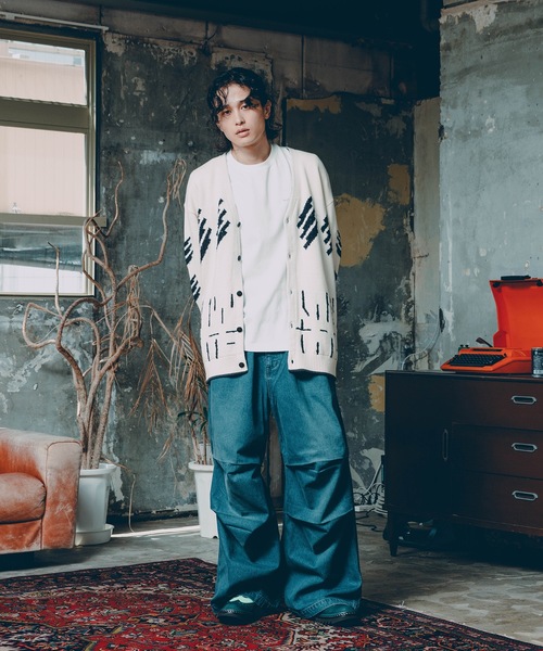 Jieda PARACHUTE DENIM PANTS サイズ1 JieDa（ジエダ） ジーンズ PARACHUTE DENIM PANTS メンズ レディース