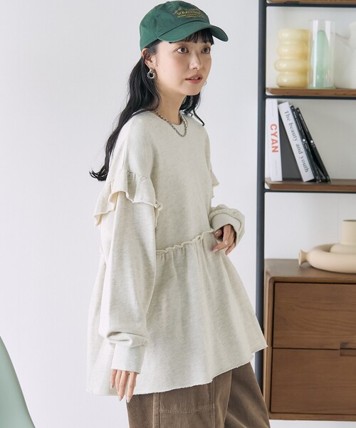 【人気ショップが最安値挑戦！】 STORE FREAK'S トレーナー 「新色追加」リメイク風 スウェット トップス