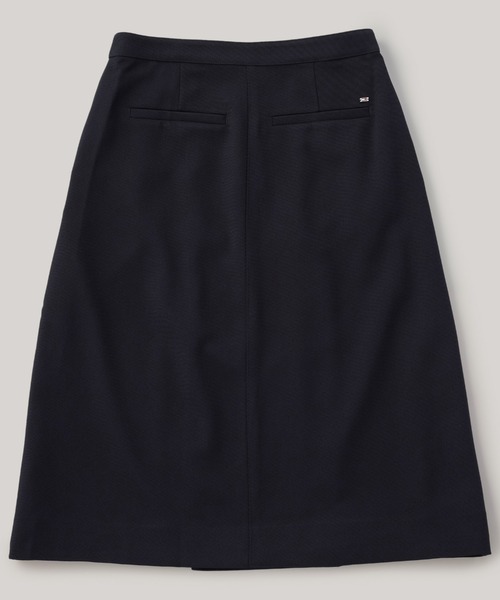 ツイルミディスカート TOMMY HILFIGER スカート ゴールドボタンツイルミディスカート
