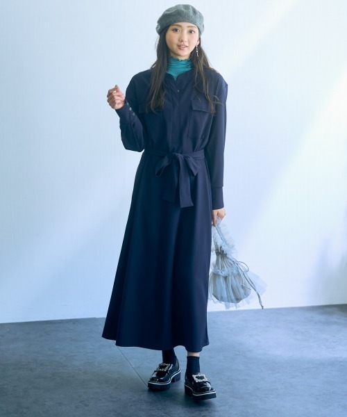 slattgir（スラットジール） ワンピース 高身長 ワークシャツ