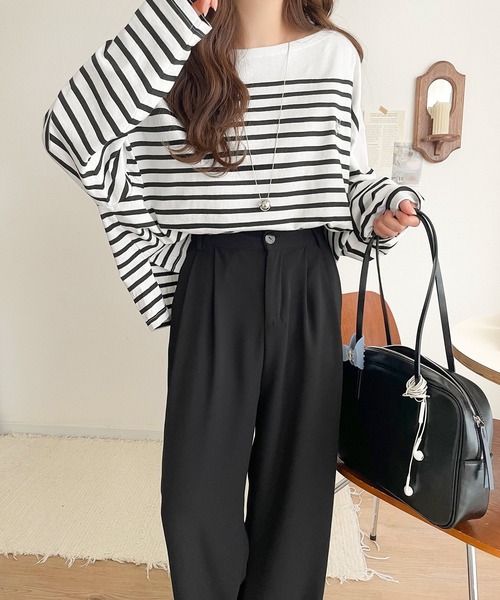 フィッシュエディ♡ボーダー柄 長袖Tシャツ ジャックオブハート♡少しお値下げ♡ classicalelf（クラシカルエルフ） tシャツ 快適な着心地と洗練された