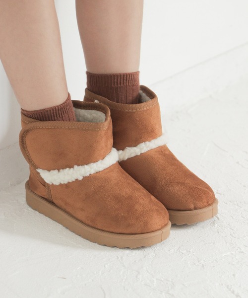 SOROTTO（ソロット） ブーツ ぬくぬくボアのムートンブーツ マジック