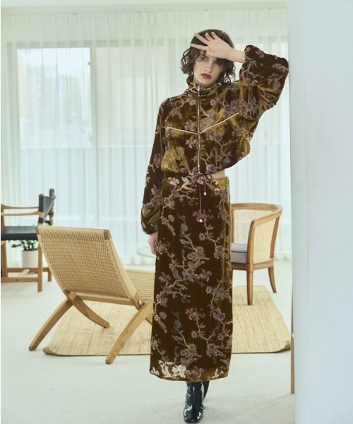 Muel Chic（ミュエルシック） ブルゾン アウター Flower Jersey CS