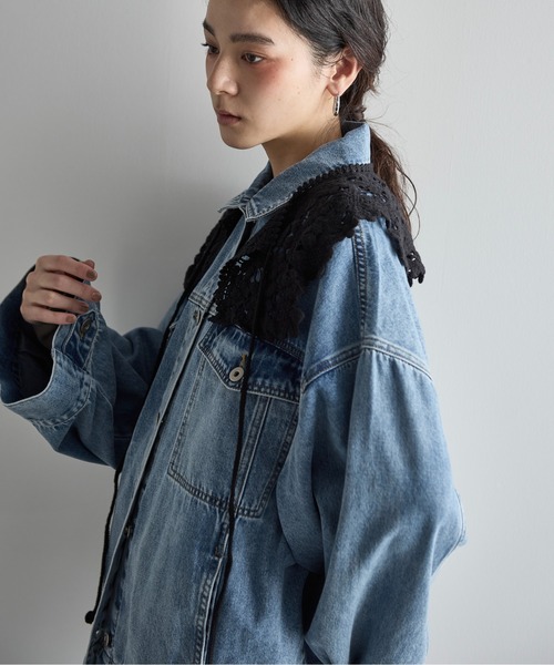 THE Yon つけ襟 付け襟 レースワイド付け襟 : ZOZOTOWN Yahoo!店