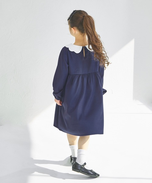 pairmanon（ペアマノン） ワンピース スカラップ襟付き オケージョン