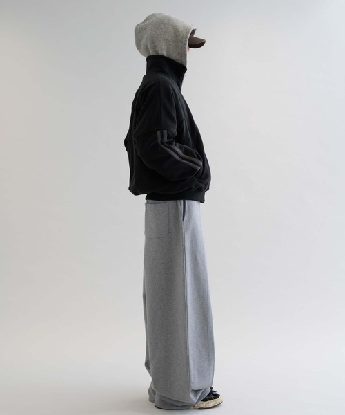 epnok ブルゾン アウター 「EPNK」Cropped fleece track blouson
