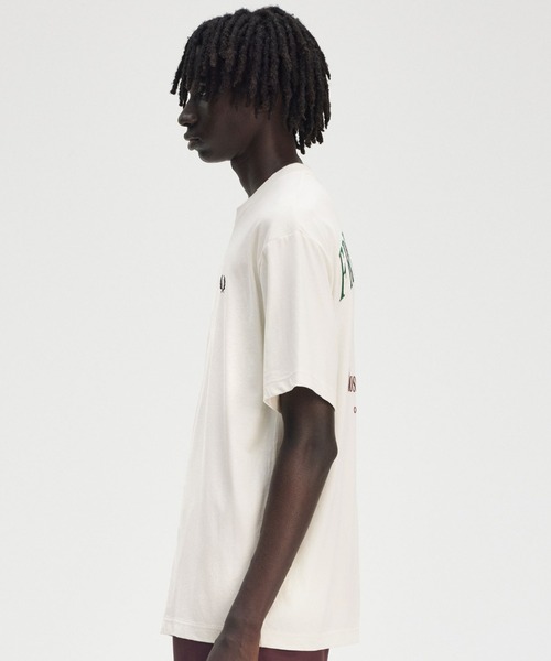 FRED PERRY tシャツ Embroidered Champion T-Shirt／ロゴ刺繍T