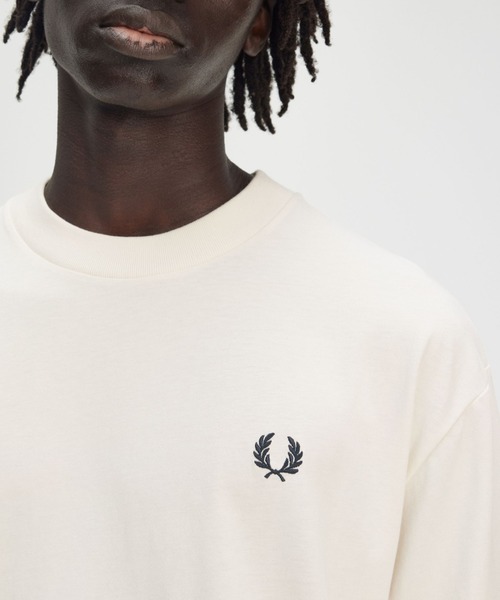 FRED PERRY tシャツ Embroidered Champion T-Shirt／ロゴ刺繍T
