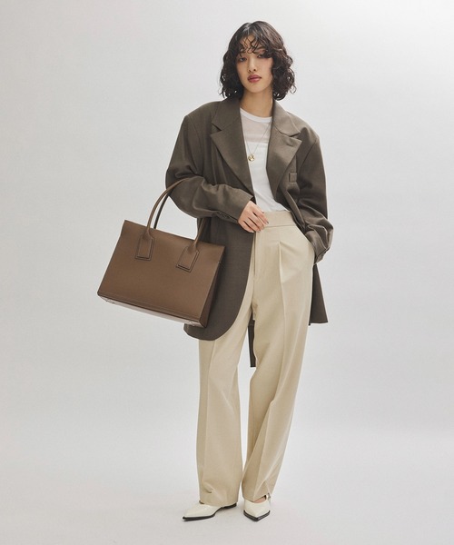 ADAM ET ROPE' トートバッグ 軽量スクエアトートバッグ