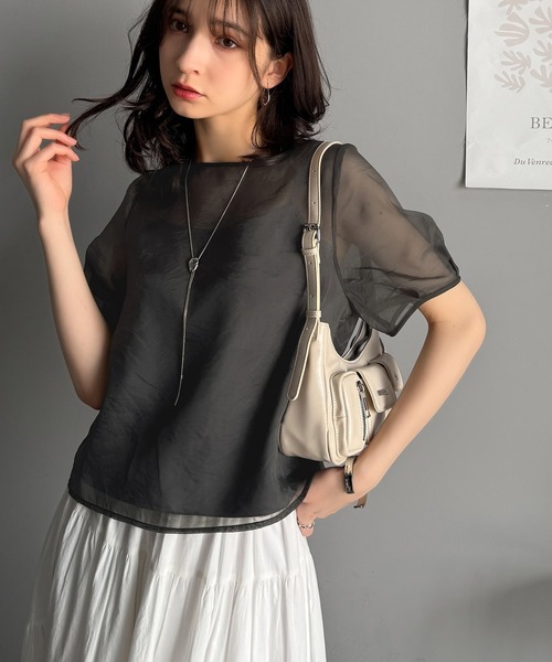 classicalelf（クラシカルエルフ） tシャツ 半袖 キャミソール付き 