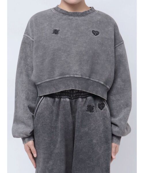 【HTH×jouetie】ロゴスウェットプルオーバー トレーナー HTH×jouetie】ロゴｽｳｪｯﾄﾌﾟﾙｵｰﾊﾞｰ – YZ