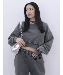 【HTH×jouetie】ロゴスウェットプルオーバー トレーナー jouetie トレーナー スウェット 「HTH×jouetie」ロゴスウェット