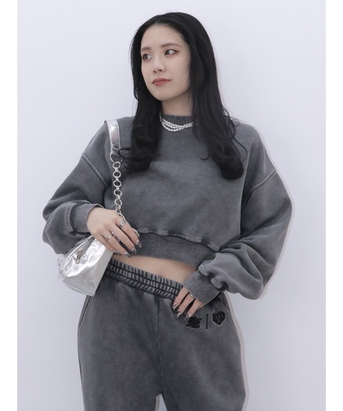 【HTH×jouetie】ロゴスウェットプルオーバー トレーナー jouetie トレーナー スウェット 「HTH×jouetie」ロゴスウェット