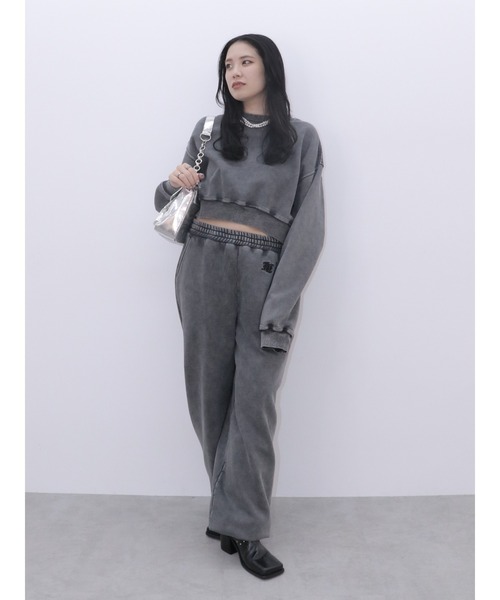 トレーナー スウェット 「HTH×jouetie」ロゴスウェットプルオーバー レディース HTH トレーナー スウェット 「HTH×jouetie」ロゴスウェットプル