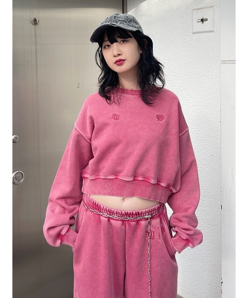 jouetie スウェット 「HTH×jouetie」ロゴスウェットプルオーバー 