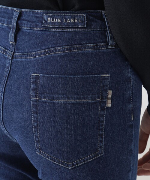 BLUE LABEL 黒 パンツ レディース デニム タックワイドパンツ（パンツ）｜BLUE LABEL CRESTBRIDGE(ブルー
