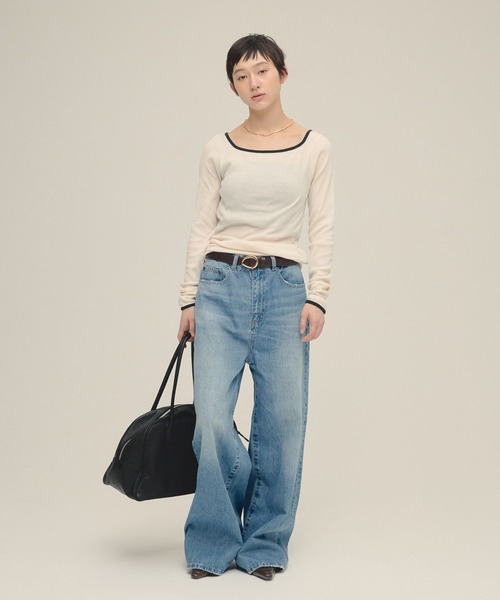 tシャツ 「eL」Color Trim Tee LS/291492 レディース | ブランド登録なし | 04