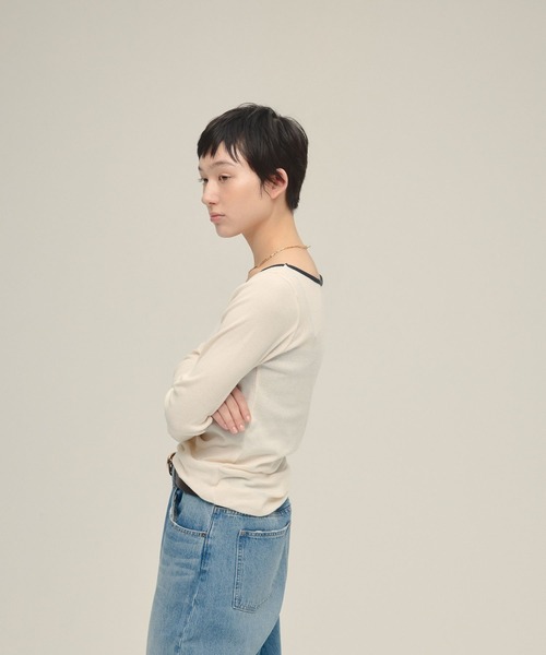 tシャツ 「eL」Color Trim Tee LS/291492 レディース | ブランド登録なし | 08