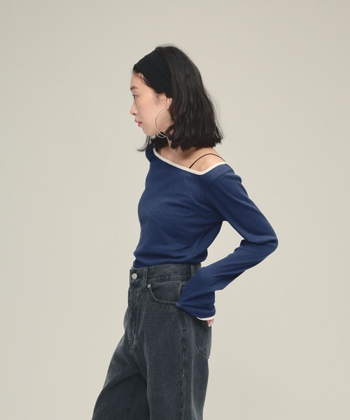 tシャツ 「eL」Color Trim Tee LS/291492 レディース | ブランド登録なし | 17